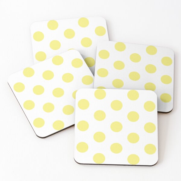 Item preview, Large YELLOW and WHITE POLKA DOTS designed and sold by RachelMacht.