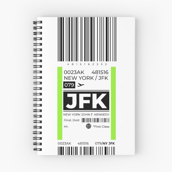 Item preview, JFK New York John F Kennedy Plane Boarding Ticket Airport designed and sold by theAcollection.