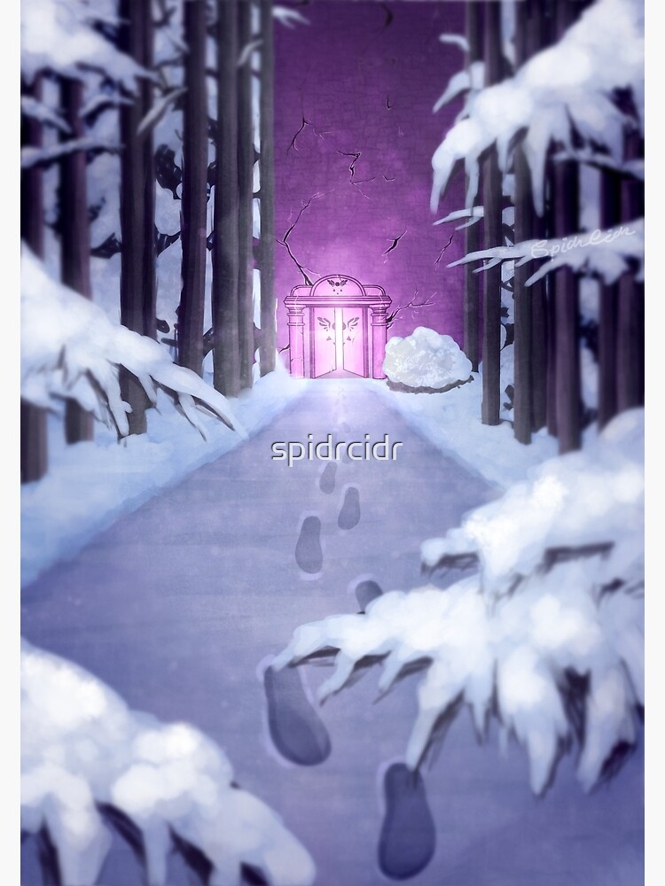 Snowdin Forest Greeting Card By Spidrcidr Redbubble