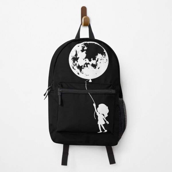 Item preview, Cute Girl Holding a Moon Balloon designed and sold by MintaApparel.