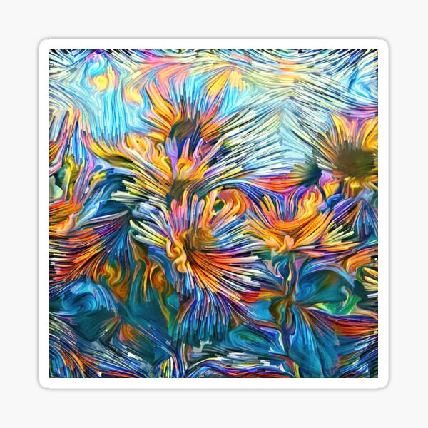 DeepStyle abstraction Sticker