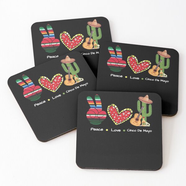 Item preview, Peace Love Cinco De Mayo  designed and sold by FTAPS.
