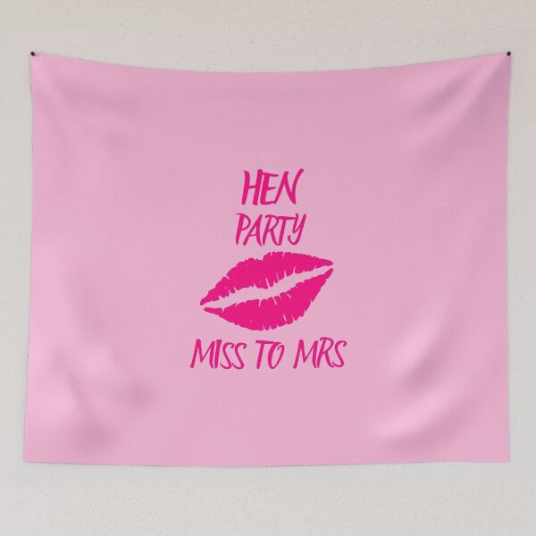 Item preview, HEN PARTY MISS TO MRS designed and sold by kawrdesigns.