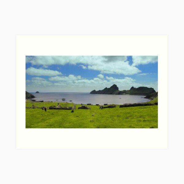 Village Bay, Hirta Art Print