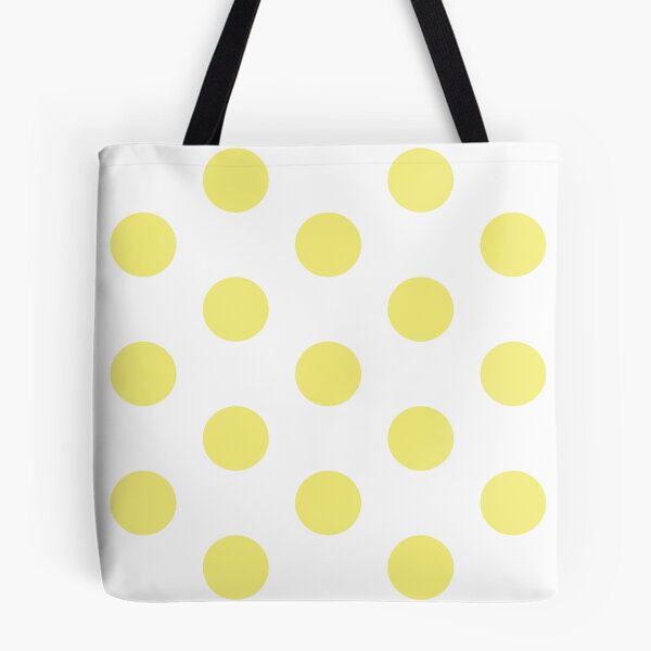 Item preview, Large YELLOW and WHITE POLKA DOTS designed and sold by RachelMacht.