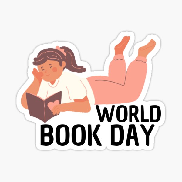 Item preview, World Book Day, Girl Reading designed and sold by DAHLIATTE-STORE.