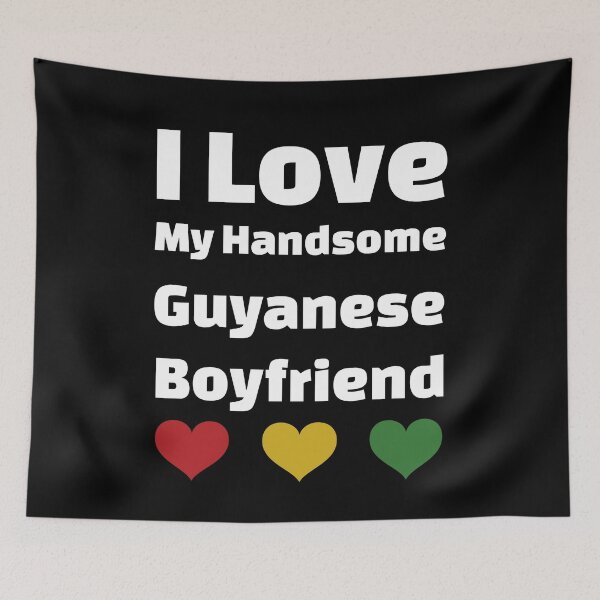 Item preview, I Love My Handsome Guyanese Boyfriend - Guyana Boyfriend designed and sold by DiceNLDesigns.