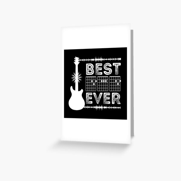 Download Chords On Guitar Greeting Cards Redbubble