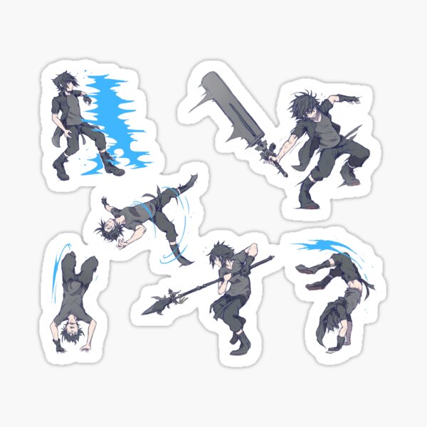 Vista previa del artículo con la obra «FFXV - Set de batalla Noctis», diseñado y vendido por Repose.