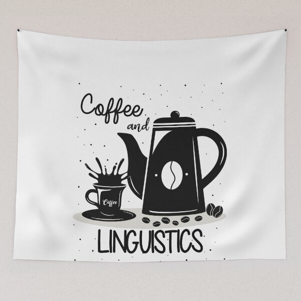 Item preview, Coffee and Linguistics, For Linguistics Student designed and sold by Pengo Shirt.