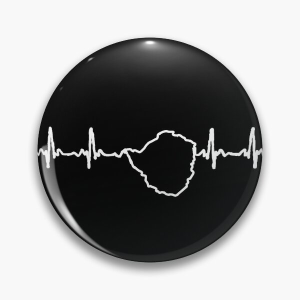 Item preview, White Zimbabwe heartbeat designed and sold by TheGeoShop.