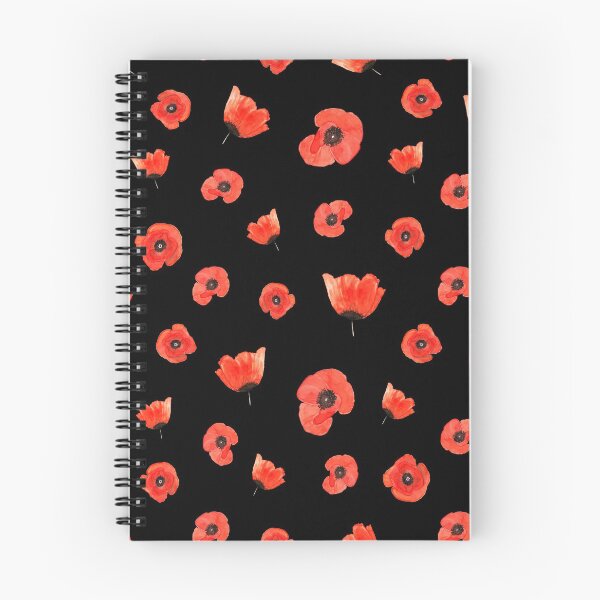 Item preview, Watercolor Papaver Flower Pattern designed and sold by SD-illustration.