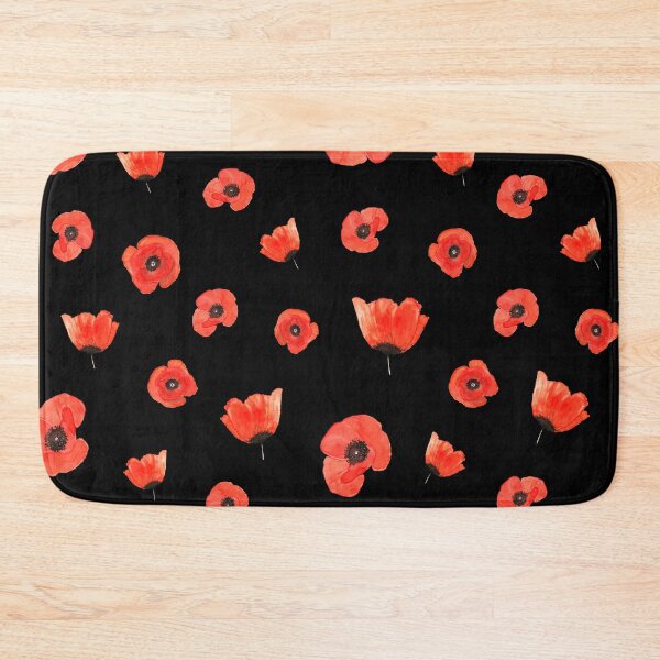 Item preview, Watercolor Papaver Flower Pattern designed and sold by SD-illustration.