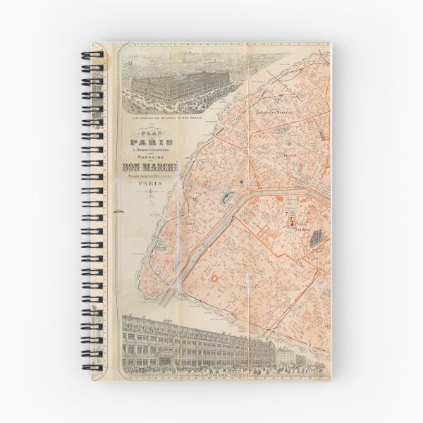 Item preview, Paris Street Map • Vintage • 1909 • Ooo la la! designed and sold by abbazabba.