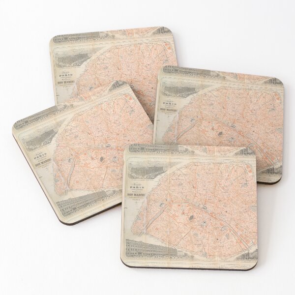 Item preview, Paris Street Map • Vintage • 1909 • Ooo la la! designed and sold by abbazabba.