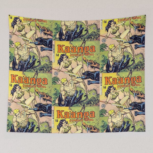 Item preview, Kaanga Jungle King Comic Cover designed and sold by RosarioDesigns.
