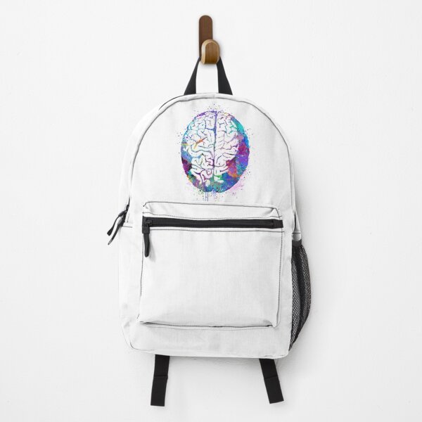 Item preview, Human Brain Colorful Watercolor Anatomy Gift designed and sold by LotusGifts.