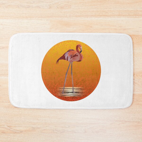 Item preview, Elegant Flamingo in the Sunset Watercolour Illustration - Caroline Laursen Original designed and sold by Caroline Laursen.