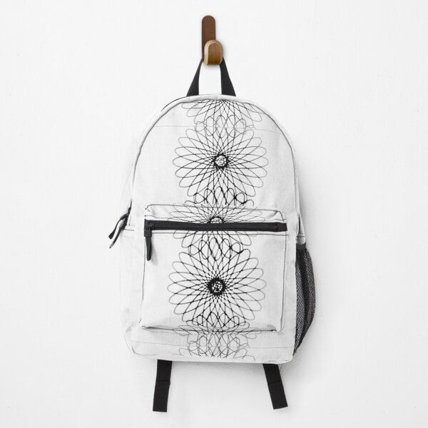 Item preview, minimalistic abstract spirals floral pattern designed and sold by Mandala-Mia.