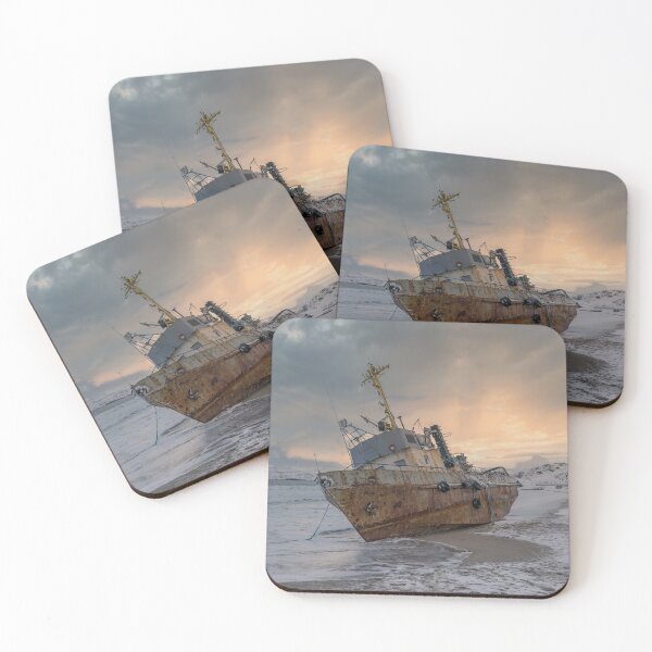Item preview,  Shipwreck,shipwreck print,boat art,boat paintings,fishing boat painting,boat artwork,boat wall art, ocean art , sea art, sun art , blue art , boats art on metal,metal art prints,metal picture prints designed and sold by eyesight4vision.