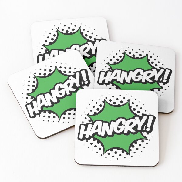Item preview, Hangry! green comic pop designed and sold by DesignsByDaddy.