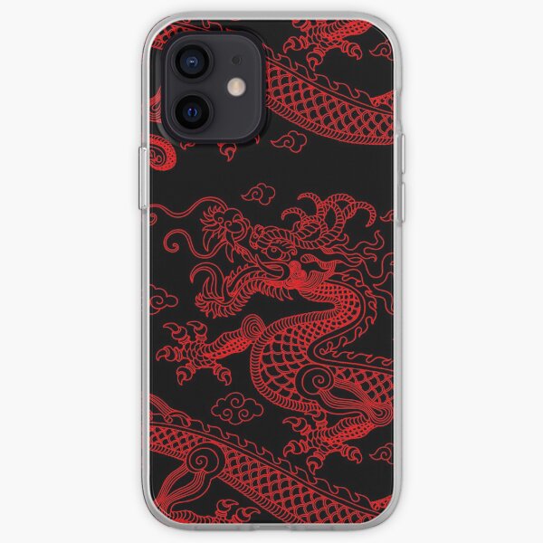 Chinese Red Dragon iPhone Soft Case