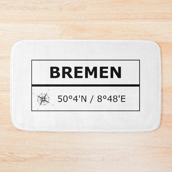 Item preview, Bremen Location Coordinates designed and sold by Lees Tees.