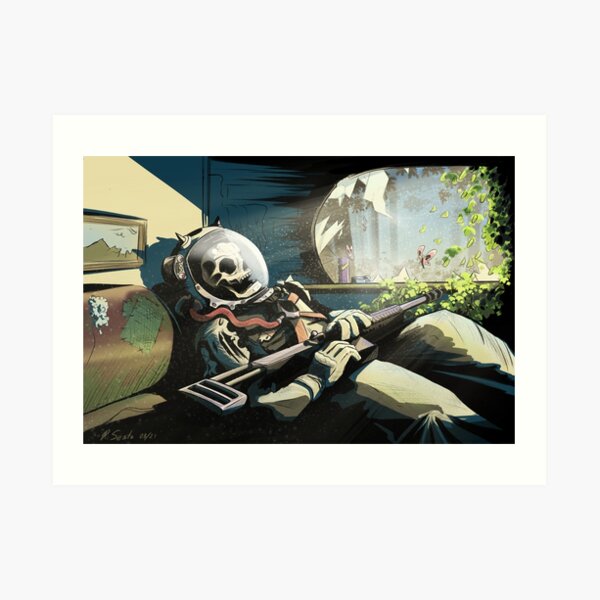 Space Junk Art Print
