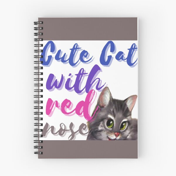 Item preview, Cute Cat With Red Nose designed and sold by Lar888.