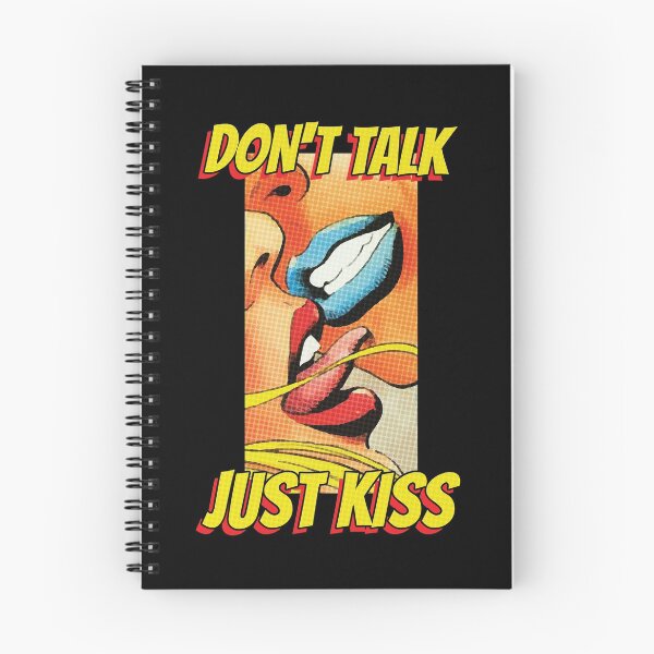 Item preview, Don't Talk Just Kiss 1 Graphic Lesbian Bisexual Gay Pride designed and sold by Beijo-Vertical.