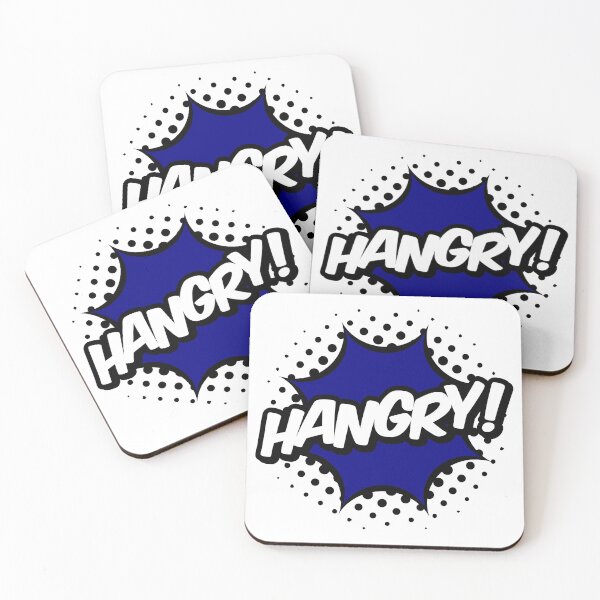 Item preview, Hangry! navy comic pop designed and sold by DesignsByDaddy.