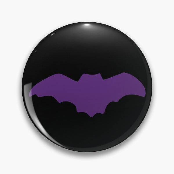 Item preview, Bats Silhouettes - Fun Orange, Black, and Purple Halloween Pattern designed and sold by TheRainbowRoom.