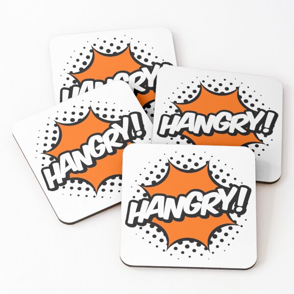Item preview, Hangry! orange comic pop designed and sold by DesignsByDaddy.