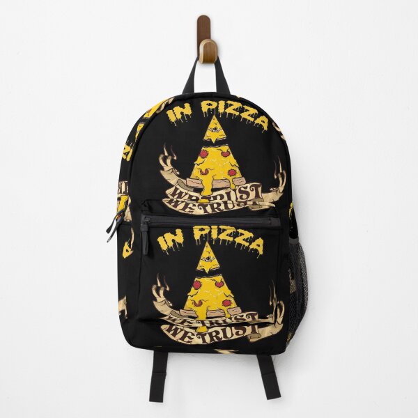 Item preview, In Pizza We Trust- illuminati melting cheese pizza designed and sold by Rajpramanik.
