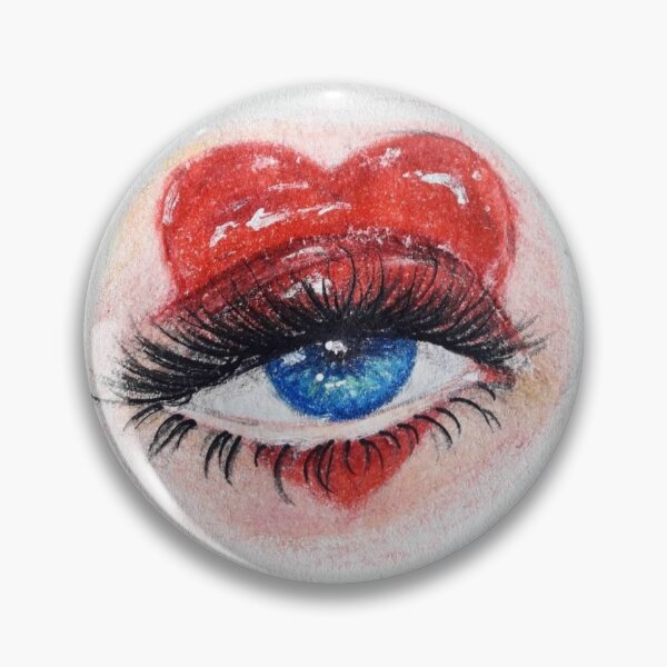 Item preview, Heart Eye drawing by a_simple.13 (on TikTok) designed and sold by my-drawz13.