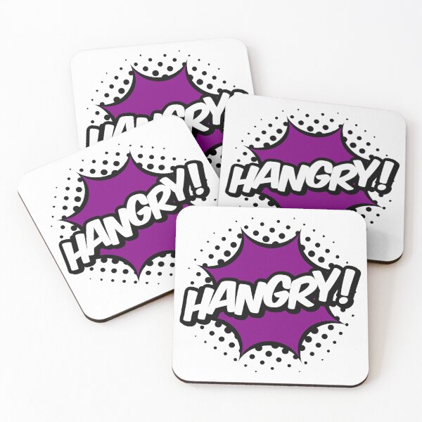 Item preview, Hangry! purple comic pop designed and sold by DesignsByDaddy.