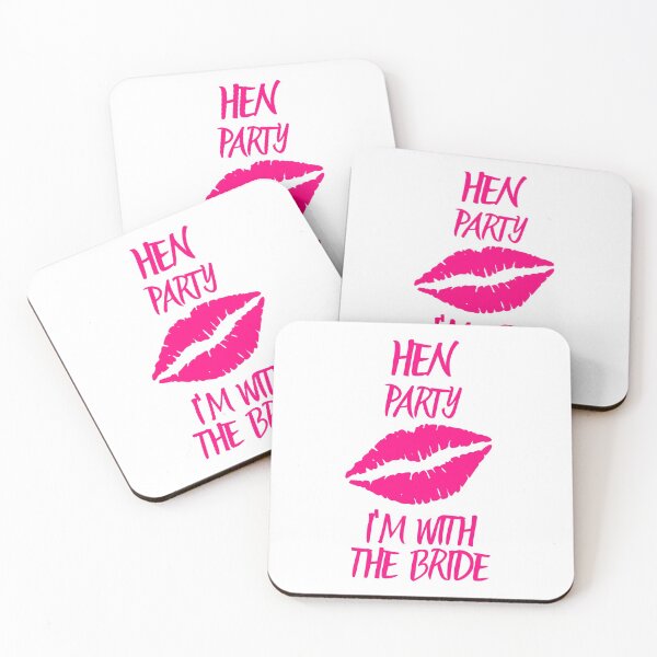 Item preview, HEN PARTY I'M WITH THE BRIDE designed and sold by kawrdesigns.