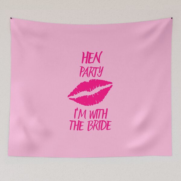Item preview, HEN PARTY I'M WITH THE BRIDE designed and sold by kawrdesigns.