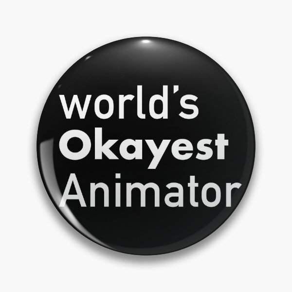 Item preview, World's Okayest animator animation gift idea / animator present / funny animator gift  designed and sold by anodyle.