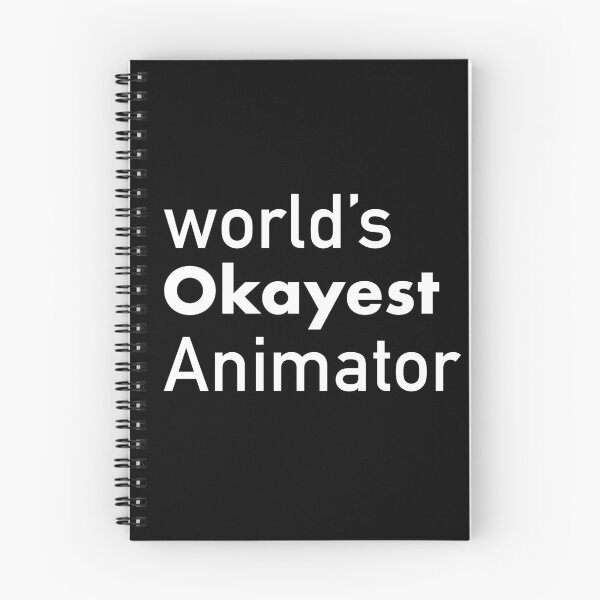 Item preview, World's Okayest animator animation gift idea / animator present / funny animator gift  designed and sold by anodyle.