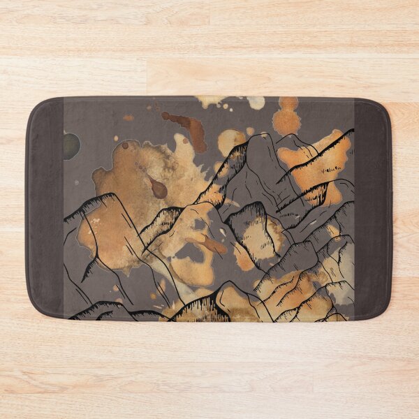 Item preview, Abstract mountains coffee splatter designed and sold by Nishinoyaoyaoya.