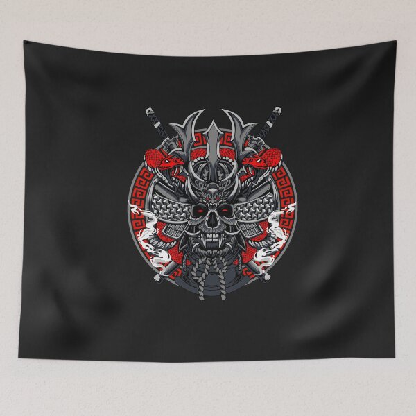 Item preview, Skull Snake samurai designed and sold by Inkzting.