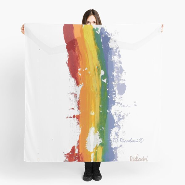 Pride Parade Rainbow Diversity by RD RIccoboni Scarf