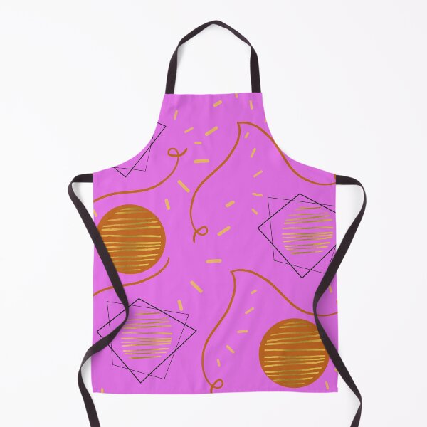 Item preview, Abstract Pattern with shapes and golden elements with signature blue background designed and sold by Vero De.