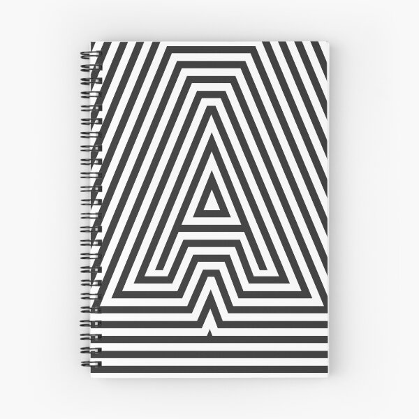 Item preview, Monogram letter "A" in Op Art style designed and sold by TrueType.