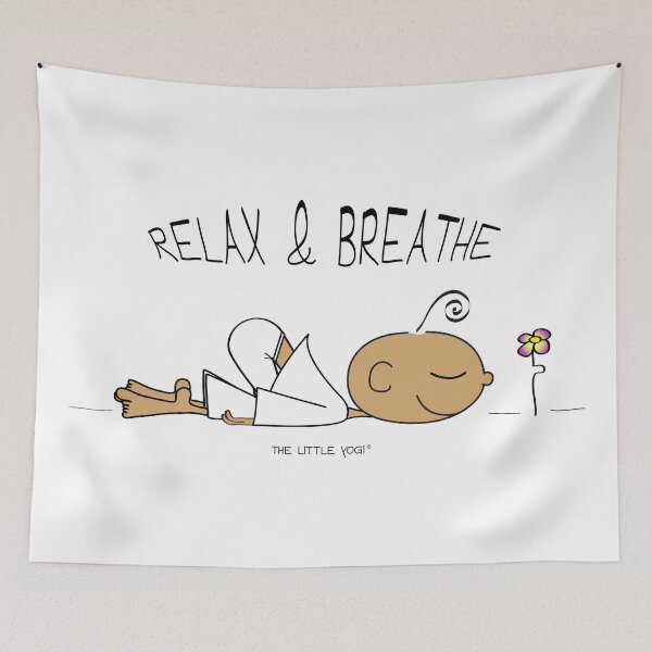 Item preview, Relax and Breathe designed and sold by thelittleyogi.