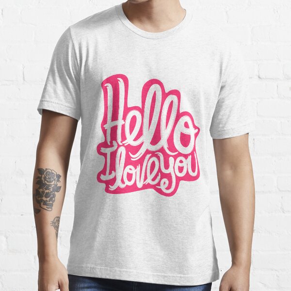 Hallo Ich Liebe Dich Geschenke Merchandise Redbubble