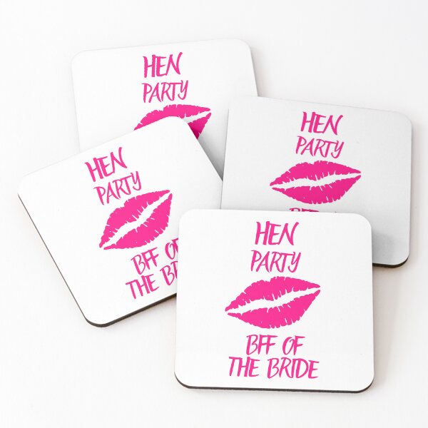 Item preview, HEN PARTY BFF OF THE BRIDE designed and sold by kawrdesigns.