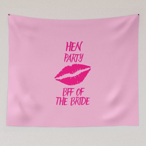 Item preview, HEN PARTY BFF OF THE BRIDE designed and sold by kawrdesigns.