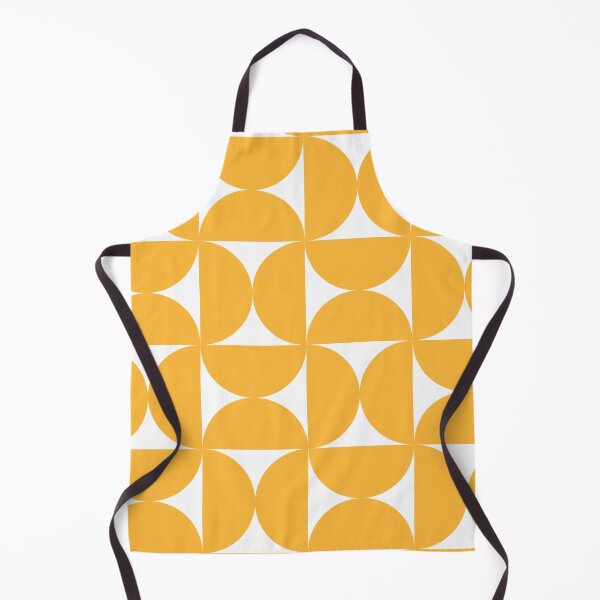 Item preview, Geometric Yellow Semicircles Bauhaus style designed and sold by Yellow-Studio.
